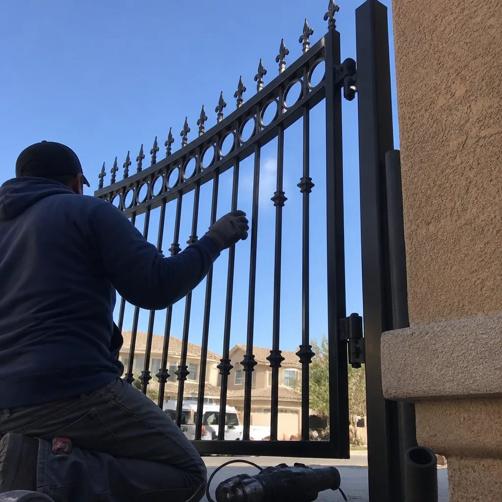 Double-Leaf Driveway Gates